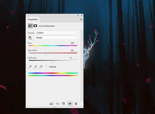 آموزش طراحی گوزن درخشان در فتوشاپ